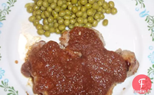 Côtelettes de Porc à la Sauce aux Poires