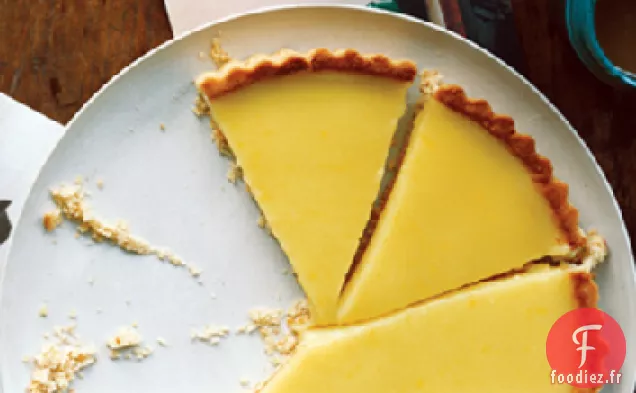 Tarte au Caillé de Citron à l'Huile d'Olive