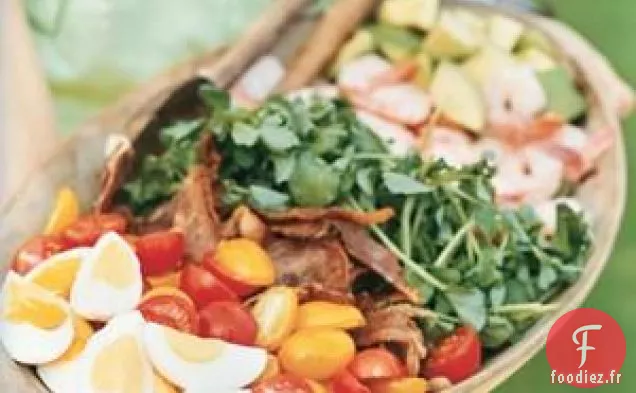 Salade Cobb À La Vinaigrette À L'Ail