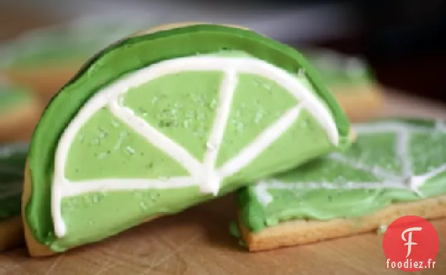 Biscuits au sucre de citron vert