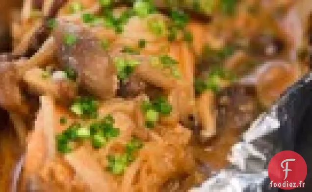 Saumon Miso Aux Champignons