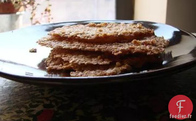 Biscuits à la Dentelle à l'Avoine