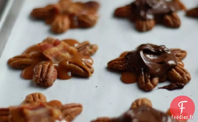 Tortues Au Bacon Enrobées De Chocolat