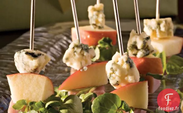Brochettes de Jambon et Fromage