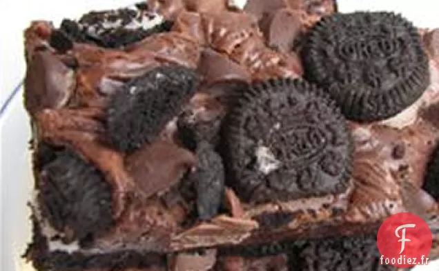 Barres à Biscuits Doubles Au Chocolat