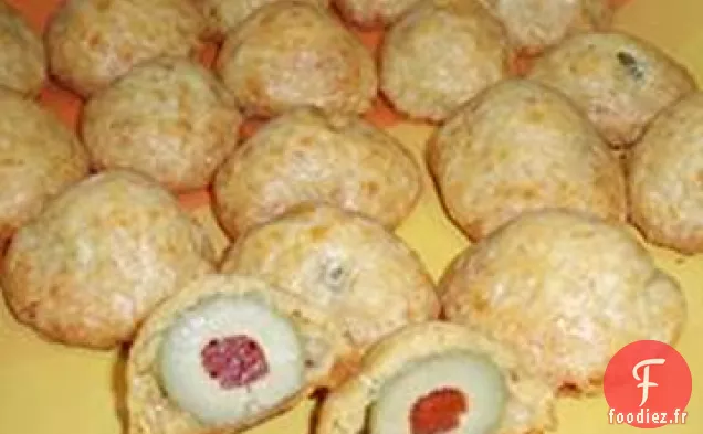 Boules de Cheddar et d'Olive
