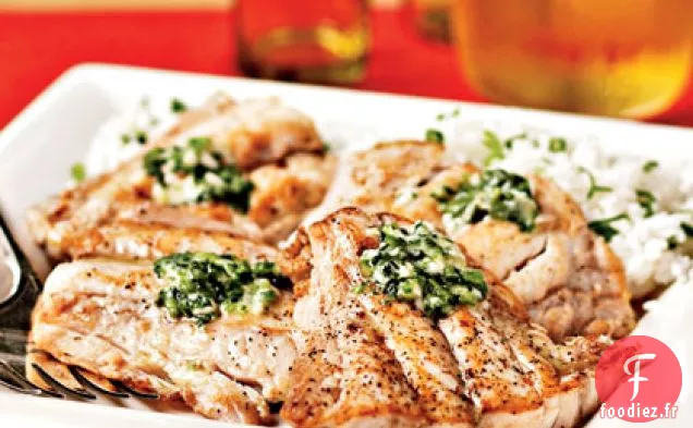 Vivaneau Rouge Grillé au Beurre Gingembre-Citron Vert