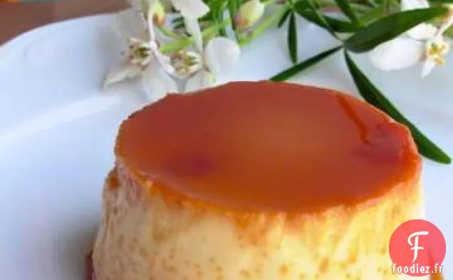 Flan mexicain (Crème anglaise au caramel au four)