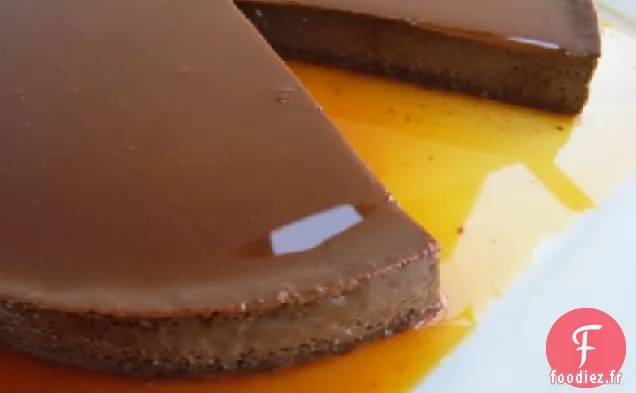 Flan au Chocolat Mexicain