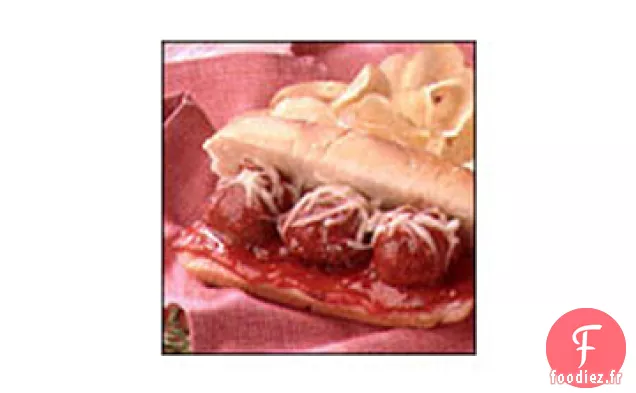 Sous-Marin de Boulettes de Viande de Saucisse