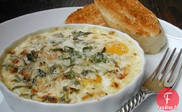 Oeufs Cuits aux Herbes