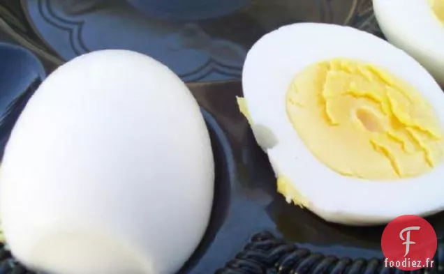 Oeufs Cuits Durs Faciles À Peler Sans Échec