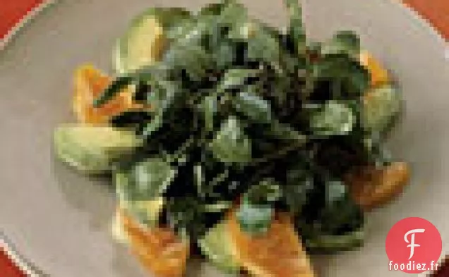 Salade de Kaki Fuyu et Avocat