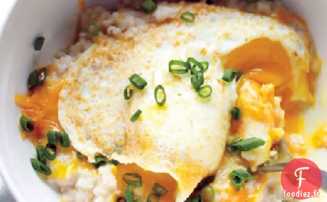 Farine d'Avoine Salée et Œuf à la Coque