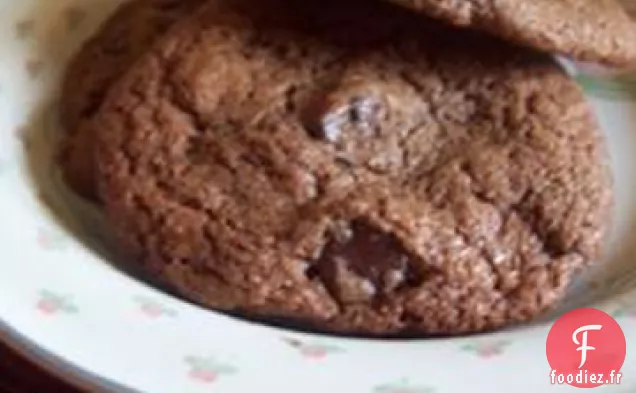 Biscuits aux Pépites de Chocolat Doubles à la Menthe Poivrée