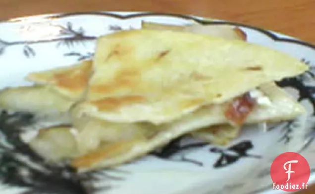 Quesadillas aux Poires et au Brie