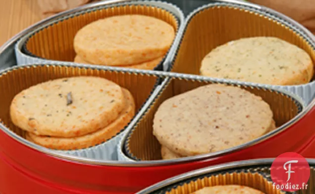 Craquelins Glacés au Fromage Bleu et aux Pacanes