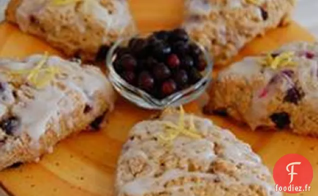 Scones aux baies de Huckleberry et au Citron