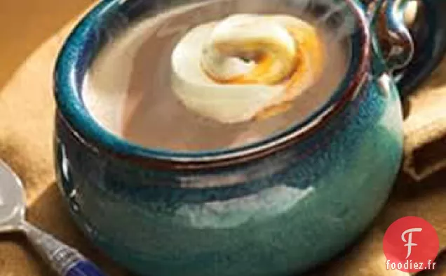 Crème au Caramel Tourbillon Chocolat Chaud