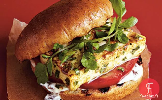 Burgers Grillés au Tofu Citron-Basilic