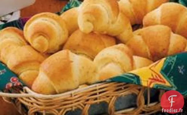 Rouleaux de Butterhorn aux Taches de Rousseur