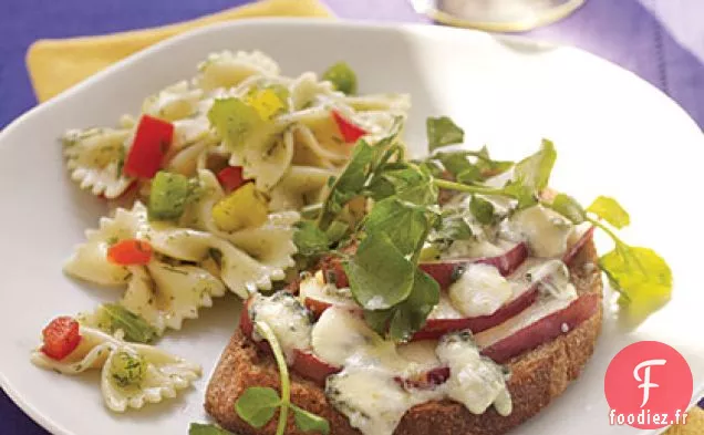 Sandwichs au Fromage Bleu et aux Poires