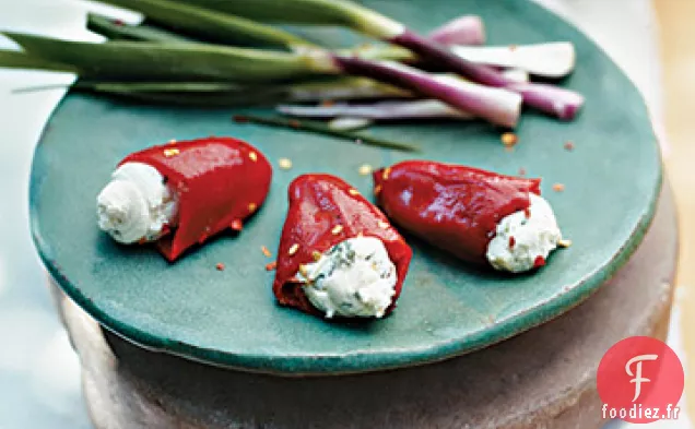 Poivrons Piquillo Farcis au Fromage de Chèvre