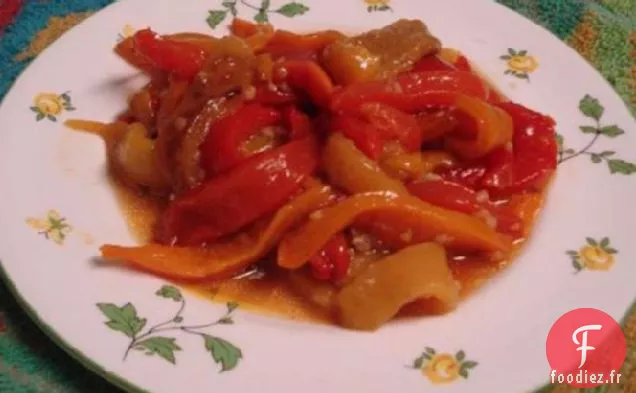 Poivrons Rouges Rôtis