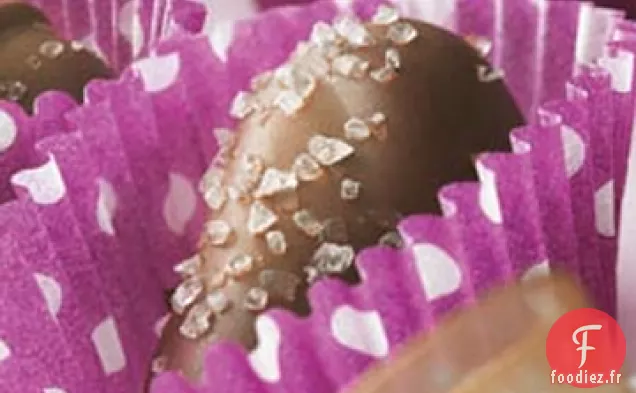 Caramels Trempés au Chocolat et au Sel de Mer