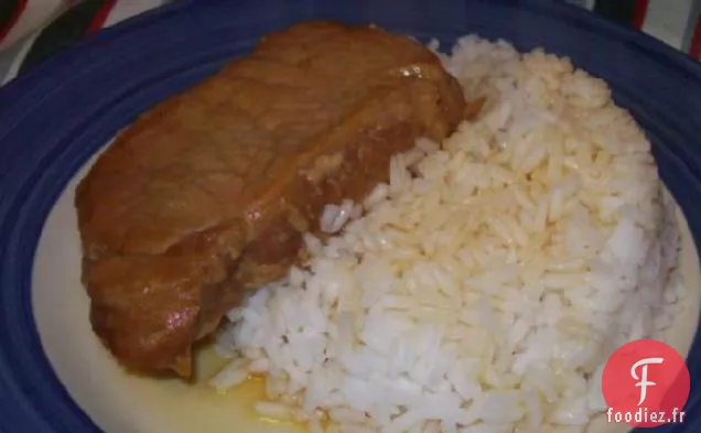 Côtelettes de Porc à l'Ananas et Au Miel