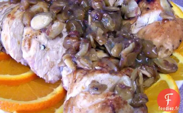 Poulet à l'Orange aux Amandes