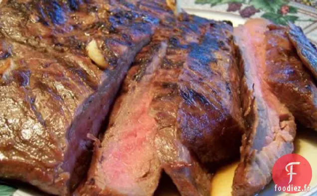 Steak de Flanc avec Marinade Teriyaki