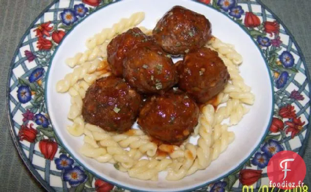 Boulettes de Viande Glacées aux Tomates