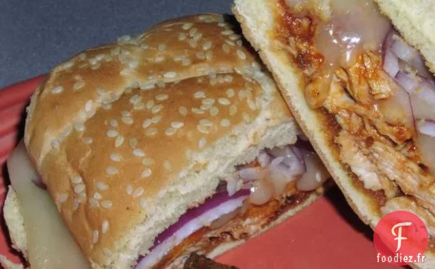 Sandwichs au Poulet Barbecue Chipotle au Miel