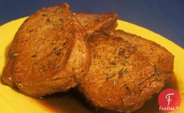 Côtelettes De Porc aux Agrumes Balsamiques
