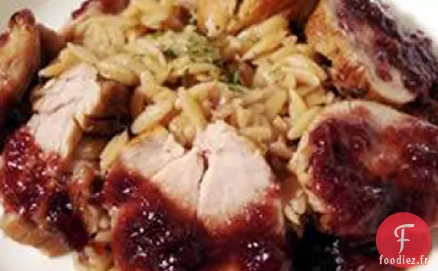 Filet de Porc avec Réduction de Prunes Balsamiques