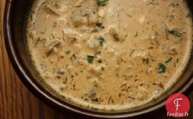 Soupe aux champignons hongroise, tirée du livre de cuisine Moosewood