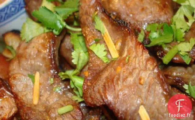 Satay de Boeuf