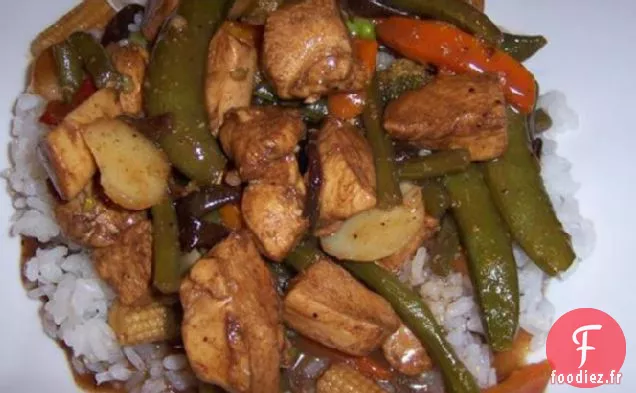 Poulet et Légumes Chinois