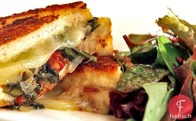 Pain Perdu Farci Au Bacon, Pissenlit Et Gruyère