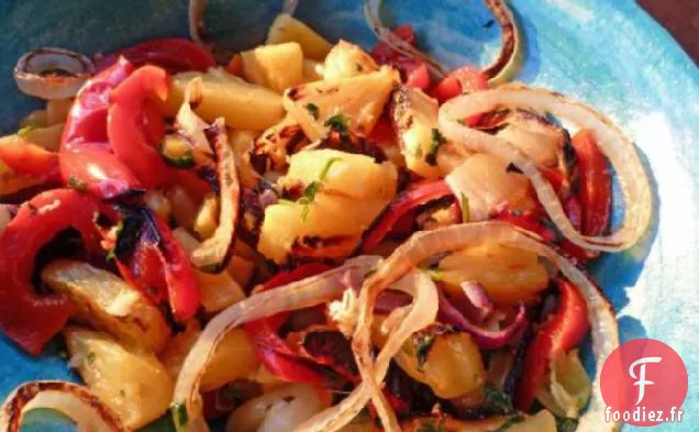 Ananas Grillé À La Coriandre