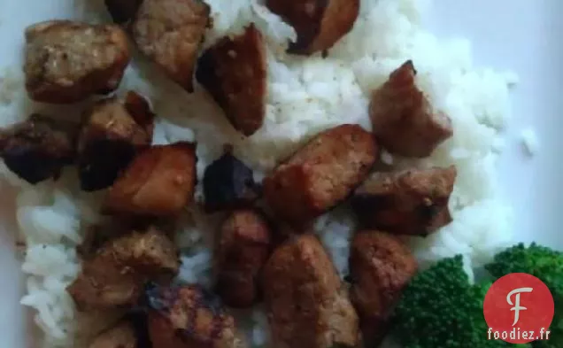 Côtelettes De Surlonge De Porc Barbecue de Style Asiatique