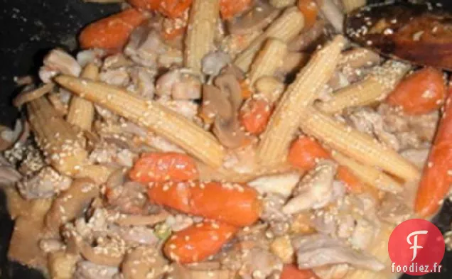 Poulet Au Sésame Parfumé Étrange