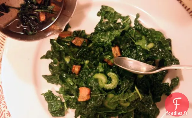 Salade De Chou Frisé Cru Et De Joue De Porc, Vous Savez Que Vous Le Voulez