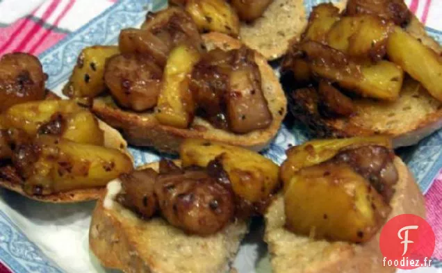 Pétoncles à l'Ananas Frais