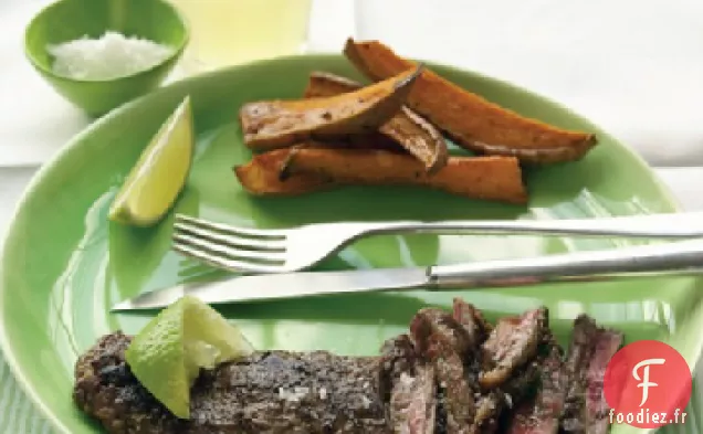 Steak de Jupe Mariné au Citron Vert