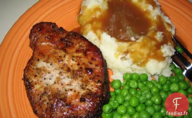 Côtelettes De Porc Poivrées