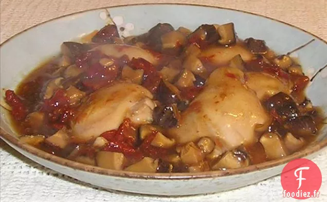 Poulet en Sauce aux Champignons
