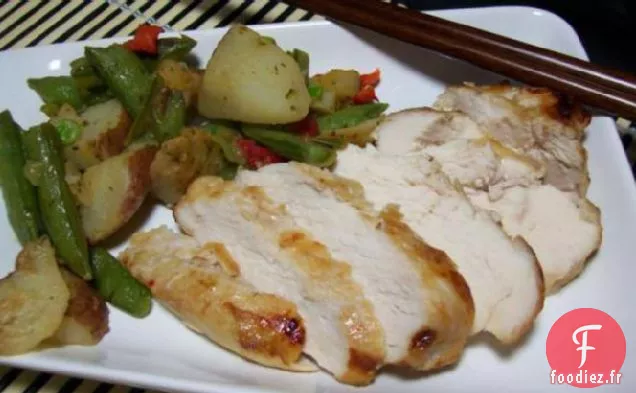 Poulet BBQ De Style Asiatique De L'Est (Ou Gril)