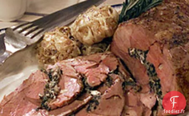 Gigot D'Agneau Aux Légumes Verts